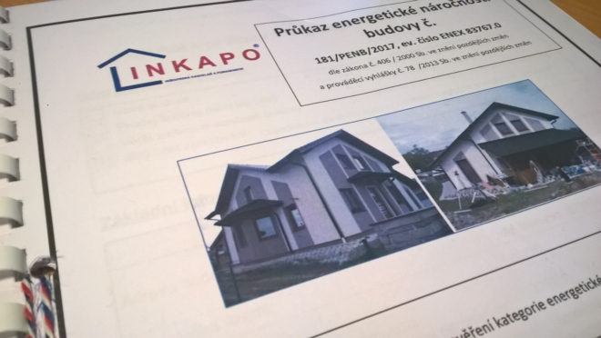 Průkaz energetické náročnosti budovy pro dům v Dolním Bukovsku